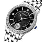 RUIMAS Luxury Women's Wrist Watch Top Brand Fashion Diamond Ladies Quartz Watches Stainless Steel Female Clock Reloj Mujer 556