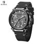 RUIMAS Men Luxury Sport Watches Leather Bracelet Quartz Wristwatch Luminous Clock Watch Calendar Relogio Masculino 585