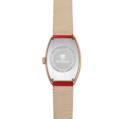 RUIMAS Luxury Diamond Women Automatic Mechanical Watches Waterproof Elegant Ladies Wrist Watch Clock Leather Reloj Mujer 6757