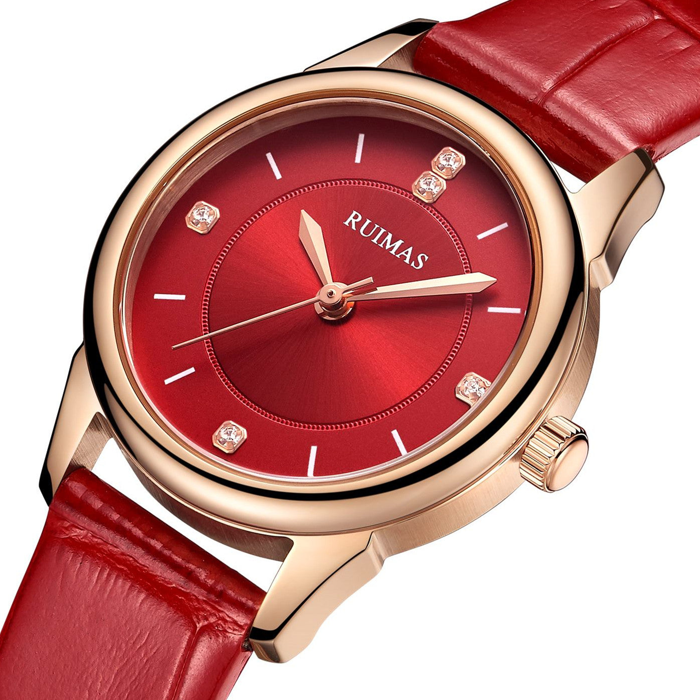 RUIMAS Women Watches Luxury Fashion Female Quartz Watch Steel Mesh Ladies Wristwatch Elegant Dress Clock Relogio Feminino 6779