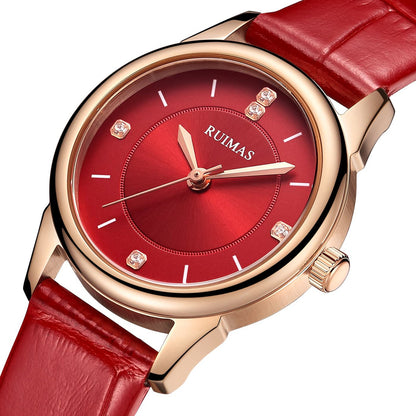 RUIMAS Women Watches Luxury Fashion Female Quartz Watch Steel Mesh Ladies Wristwatch Elegant Dress Clock Relogio Feminino 6779