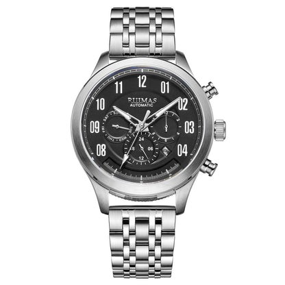 RUIMAS Watch Men Automatic Mechanical Watches Stainless Steel Luminous Business Wristwatch Top Brand Luxury Male Clock 6785