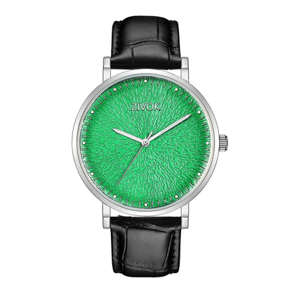 ZIVOK Fashion Quartz Wristwatch Men Sports Watches Waterproof Leather Strap Men's Clock Watch Relogio Masculino
