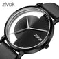 ZIVOK Luxury Quartz Men's Watch Waterproof Sport Wristwatches Big Dial Business Male Watches Clock Montre Homme 604
