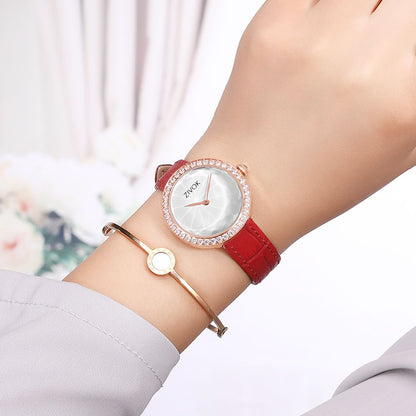 ZIVOK Fashion Watch For Woman Leather Strap Casual Sports Wristwatch Romantic Clock Women's Watches Montre Femme