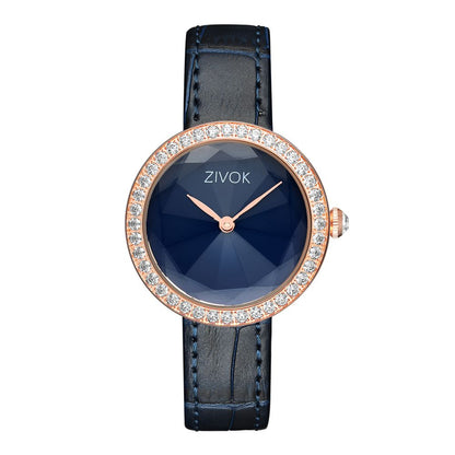 ZIVOK Fashion Watch For Woman Leather Strap Casual Sports Wristwatch Romantic Clock Women's Watches Montre Femme