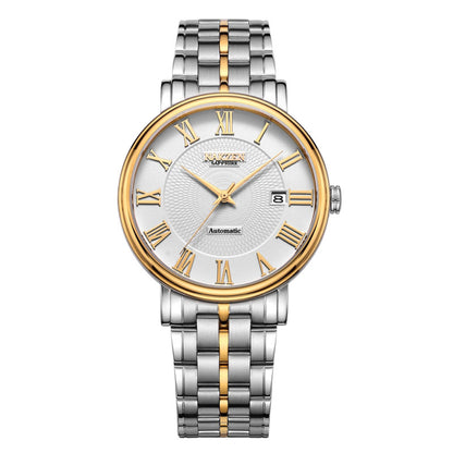 NAKZEN Men Classic Automatic Mechanical Watches Brand Luxury Man Stainless Steel Wristwatch Clock Relogio Masculino Miyota 9015 7002