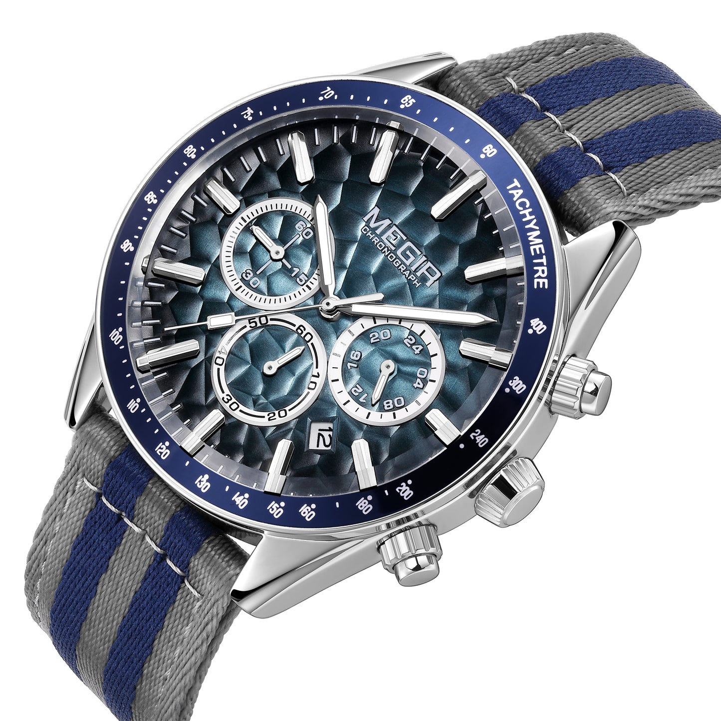 MEGIR Chronograph Tachymeter Watch 8121