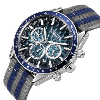 MEGIR Chronograph Tachymeter Watch 8121