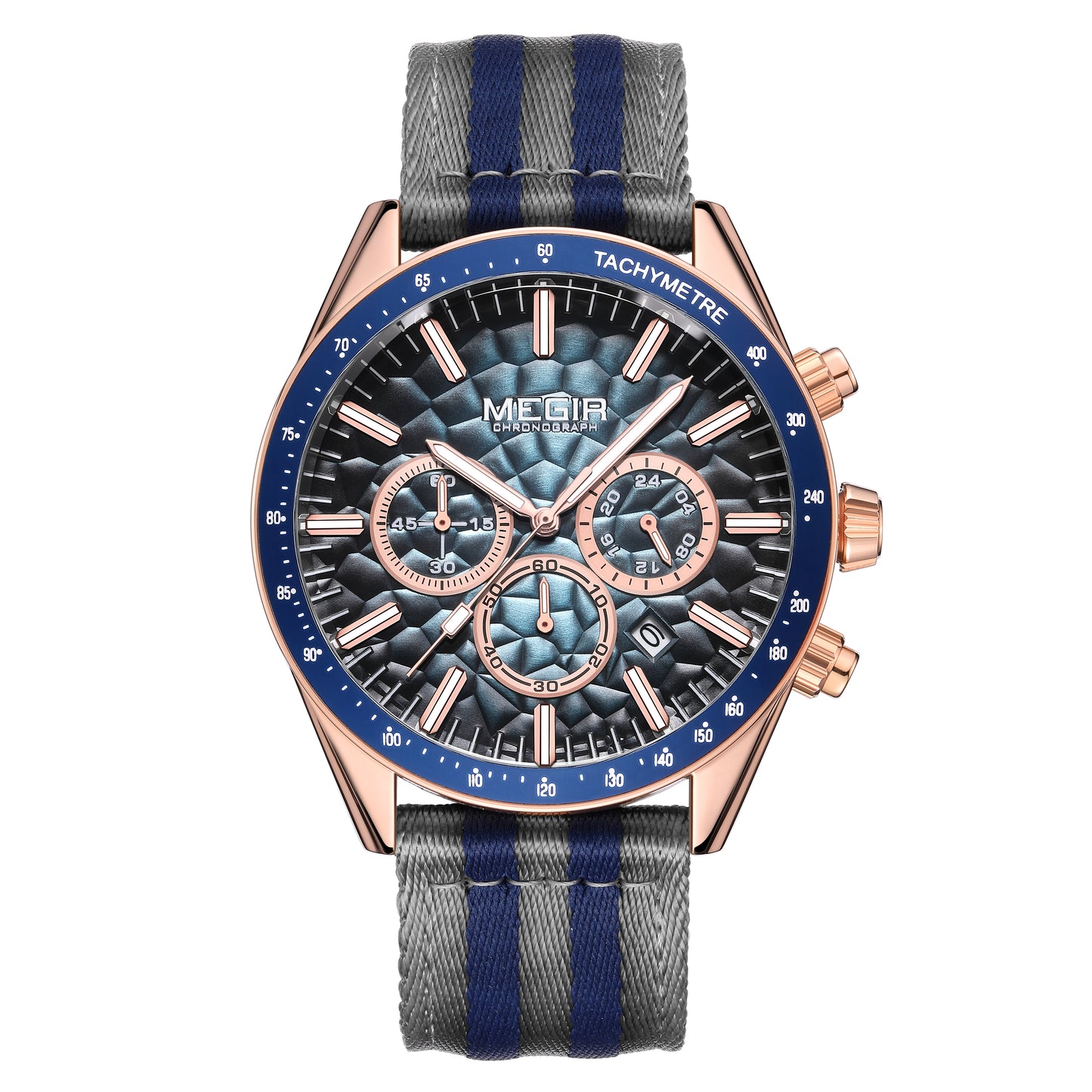 MEGIR Chronograph Tachymeter Watch 8121