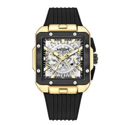 MEGIR Fashion Men's Quartz Military Watches Luxury Large Dial Chronograph Luminous Calendar Sport Wristwatches Relogio Masculino 2228