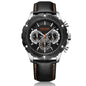 MEGIR Luxury Sports Watches for Men Waterproof Quartz Wrist Watch Chronograph Fashion Leather Military Clock Reloj Hombre 2070