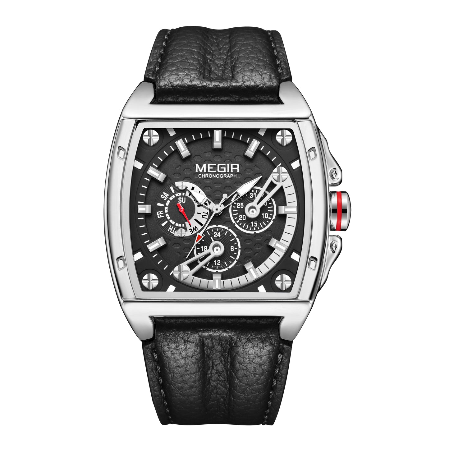 MEGIR Watch for Men Top Brand Fashion Quartz Clock Luminous Waterproof Sport Big Dial Wristwatch Relogio Masculino 2204