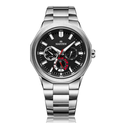 NAKZEN 2020 Quartz Watch Men Top Brand Luxury Waterproof Wristwatch Male Business Military Relogio Masculino Clock +Box 5038