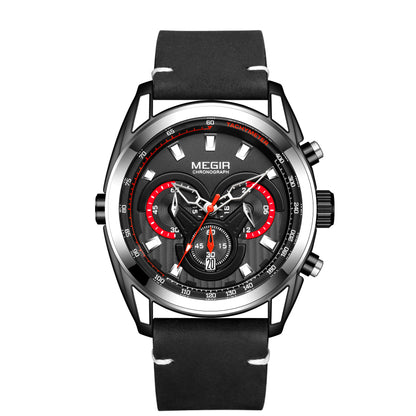 MEGIR Top Brand Luxury Men's Wrist Watch Man Luminous Waterproof Sport Men Quartz Wristwatches Relogio Masculino Dropshipping 2135