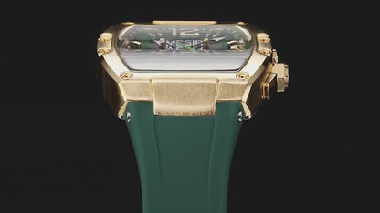 MEGIR Original Fashion Mens Watches Sport Military Chronograph Calendar Silicone Strap Quartz Wrist Watch Relogio Masculino 8112